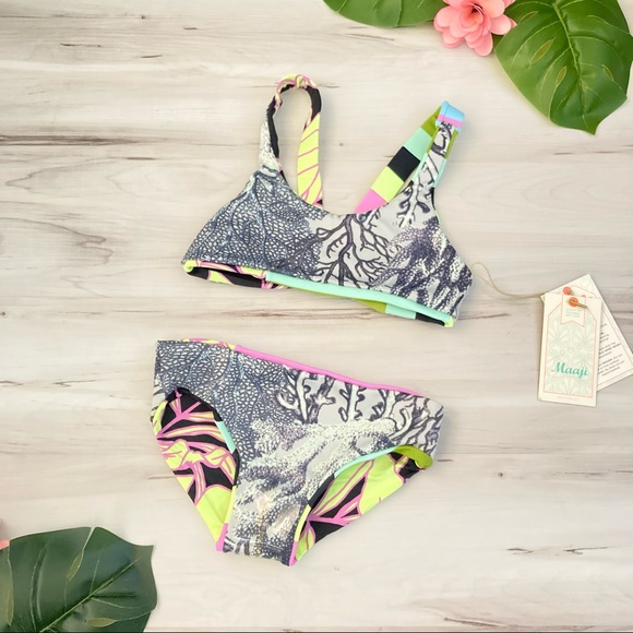 Maaji Naya Girls Reversible Bikini Set - Picture 9 of 12